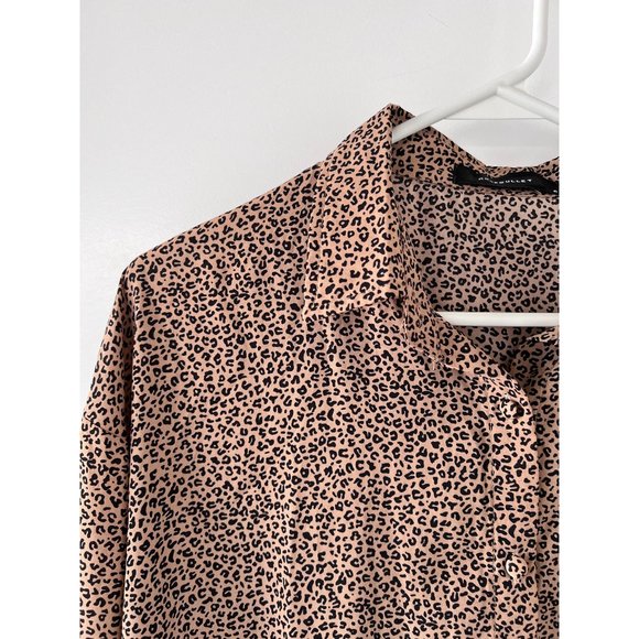 NWOT Rosebullet Leopard Print Blouse - Picture 3 of 6